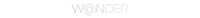 a black background with the word wonder on it